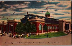 Business Equipment Building, Canadian Nat'l Exhibition Toronto Vtg Postcard R03