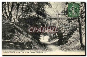 Postcard Old Saint Cloud Park Bridge Devil