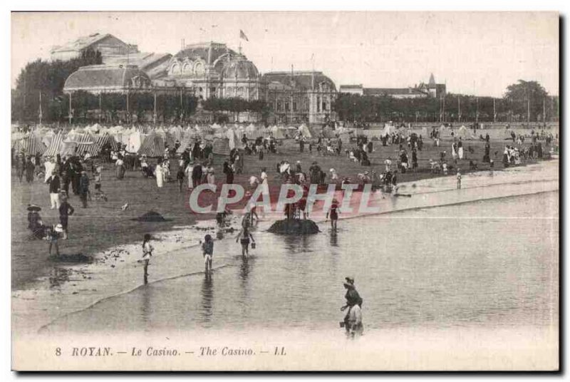 Old Postcard Royan Casino