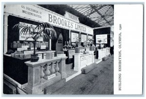 c1910 Building Exhibition Olympia 1920 Halfax Brookes Limited Unposted Postcard