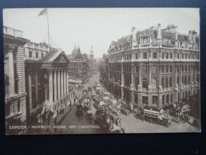 London 4 x LONDON POOL / STAPLE INN / LONDON BRIDGE Collection c1906 Postcard