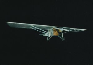 Vintage Postcard The Spirit of St. Louis Ryan Monoplane Charles Lindbergh Museum