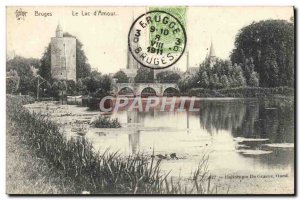 Old Postcard Bruges Lake D & # 39Amour