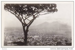 RP, Bird's Eye View, Naples (Campania), Italy, 1920-1940s