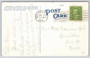 Moose Lake & Dam~Mooseheart nr Aurora IL~Loyal Order Of Moose~1935 Postcard