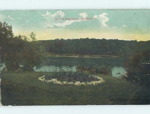 Divided-Back WATER SCENE Rockford Illinois IL hk2950