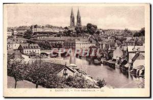 Postcard Old Saint Lo General view