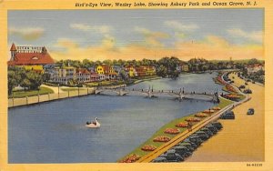 Bird's-Eye View, Wesley Lake in Ocean Grove, New Jersey