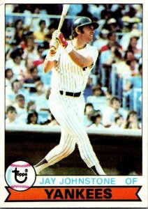 1979 Topps Baseball Card Jay Johnstone New York Yankees