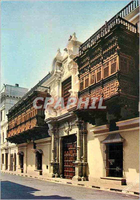 Postcard Modern C 1008 lima peru torre palacio tagle