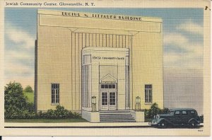JUDAICA Gloversville NY, Jewish Community Center, JCC, 1930s, Car, Architecture