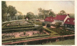 Vintage Postcard 1920's The Flower Garden Mount Vernon Virginia VA