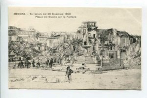 425951 ITALY Messina after earthquake 1908 year Piazza del Duomo Vintage