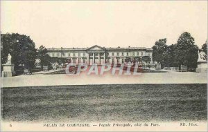 Old Postcard Palace of Compiegne main Facade rating Park