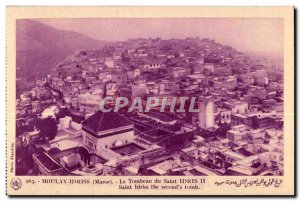 Old Postcard Morocco Morocco Moulay Idriss The Tomb of Saint IDRIS II