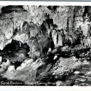 c1940s Oregon Caves, OR RPPC Coral Gardens Cavern Siskiyou Mts Applegate PC A164