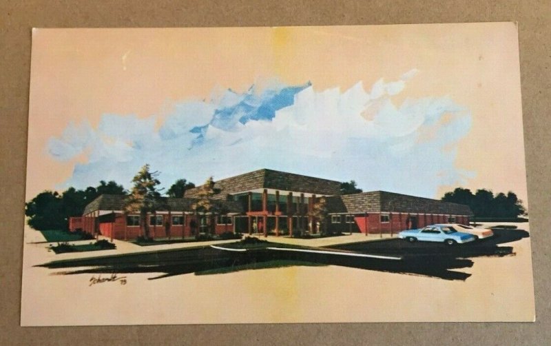 Vintage Unused Postcard TsaLaGi Inn, Tahlequah, Oklahoma United