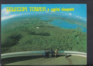 Australia Postcard - Canberra, Telecom Tower a Capital Viewpoint  RR3570