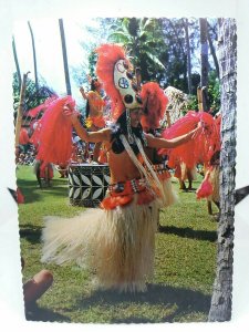 Beautiful Tahitian Dancer Tahiti Hawaii Vintage Postcard