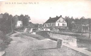 High Falls, New York, USA D & H Canal Non Postcard Backing 