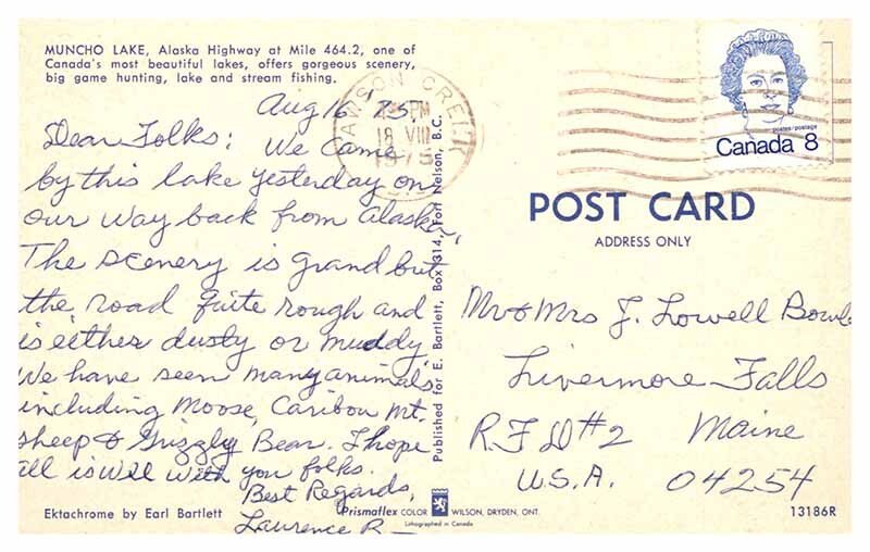 Postcard MOUNTAIN SCENE State of Alaska AK AS3542
