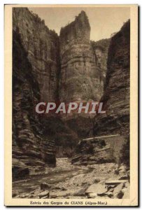 Old Postcard Entree des Hautes Gorges Cians