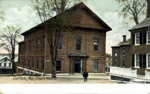 Court House in Belfast, Maine