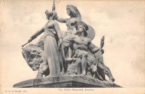 BR80619 the albert memorial america postcard  london  uk