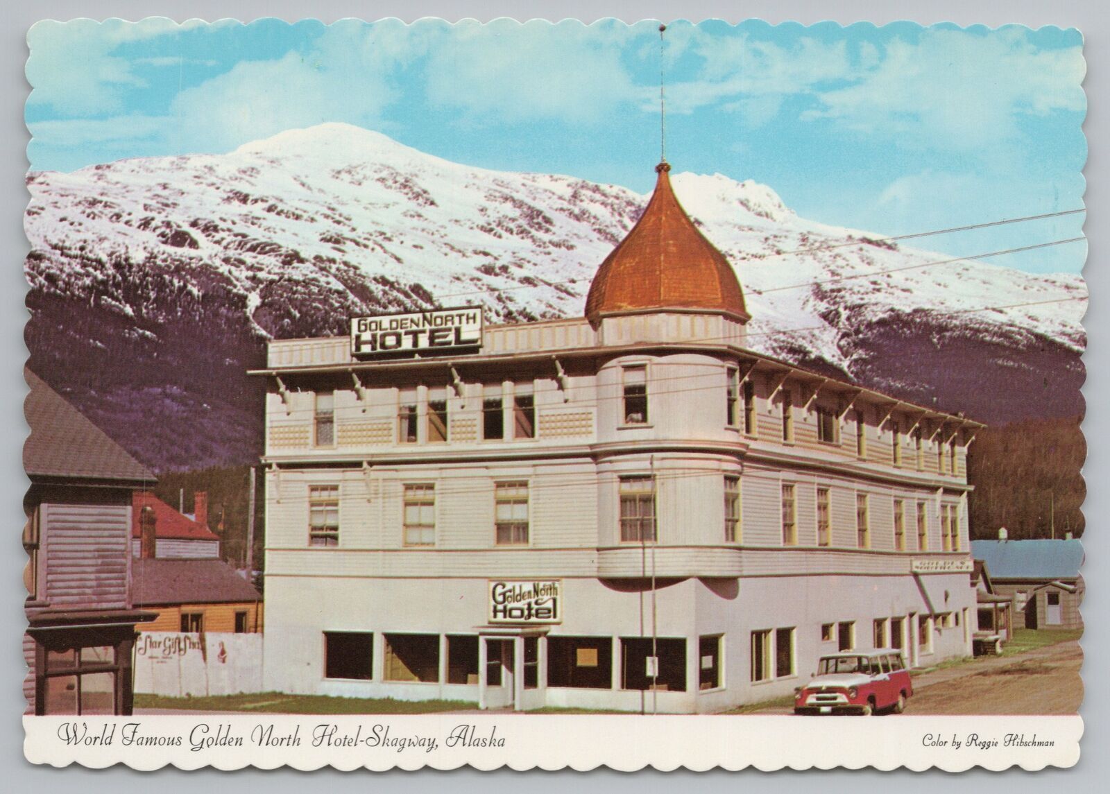 Hotel & ResortGolden North Hotel Skagway AlaskaContinental Postcard