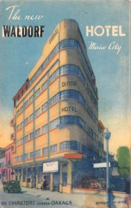 Mexico City Mexico Waldorf Hotel Diana Hotel Vintage Postcard AA55589