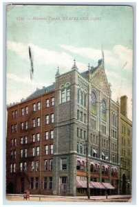 1910 View of Masonic Temple Cleveland Ohio OH Antique Posted Postcard 