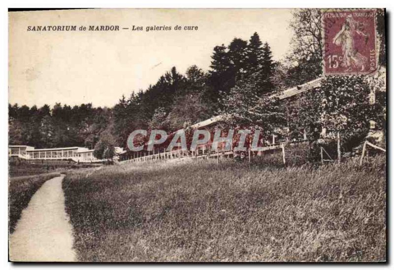 Postcard Old Sanatorium Mardor The mineshafts