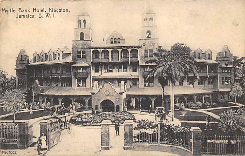 Myrtle Bank Hotel Kingston Jamaica Postal used unknown 