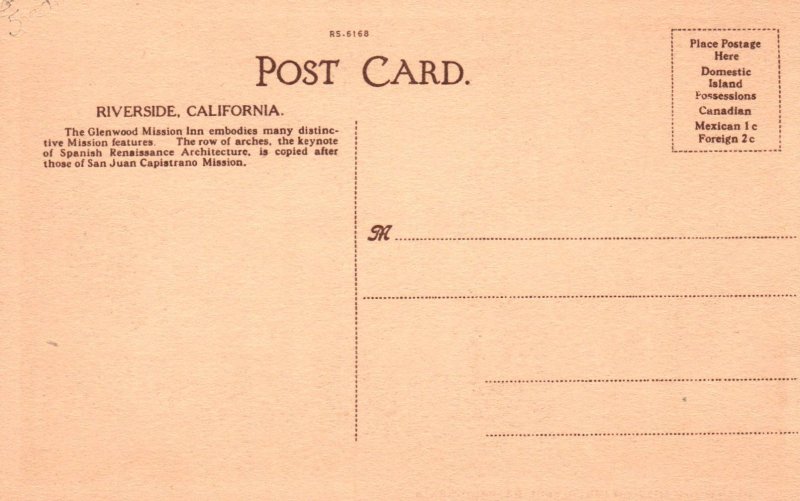Glenwood Mission Inn,Riverside,CA