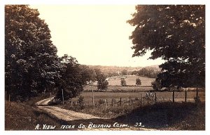 Connecticut  South Britain View Near RPPC