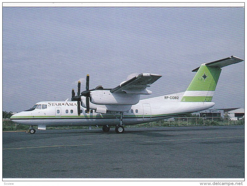 STAR ASIA Airways De Havilland Dash 7 Airplane , MANILA , Philippines , 1994