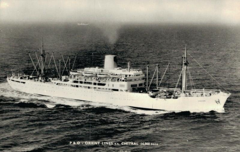 ss Chitral Orient Lines Ship REAL PHOTO 01.86