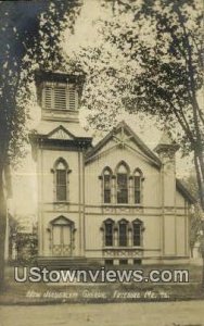 Real Photo, New JerUSA lem Church in Fryeburg, Maine