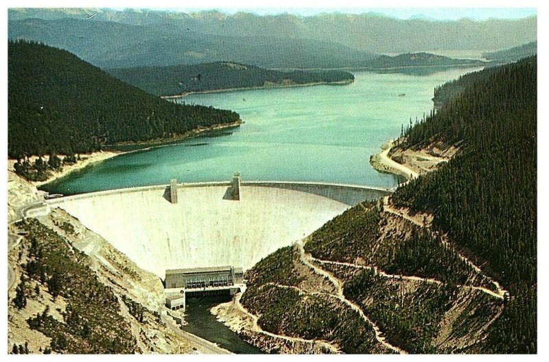 Lot 3 Montana Dam Hungy Horse Fort Peck Black Eagle Dam Postcard 