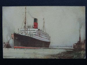 Shipping Cunard Line R.M.S. LACONIA - Old Postcard