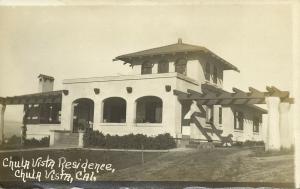 CHULA VISTA, Cal., Residence Building (1910s) RPPC (2)