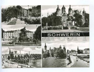 239183 GERMANY SCHWERIN old collage photo postcard