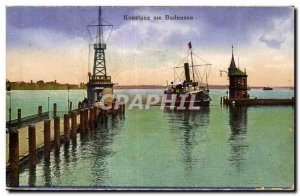 Old Postcard Konstanz am Bodensee