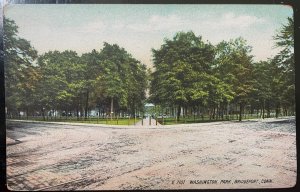 Vintage Postcard 1907-1915 Washington Park, Bridgeport, Connecticut CT