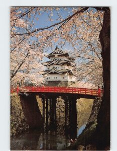 Postcard Hirosaki Castle, Hirosaki, Japan