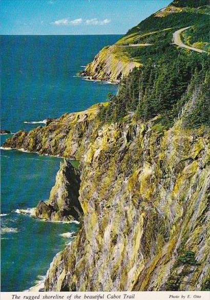 Canada Nova Scotia The Rugged Shoreline Of The beautiful Cabot Trail Cape Breton