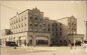 Weslaco TX Cortez Hotel c1920s-30s Real Photo Postcard
