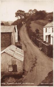 BR101581 parracombe hill north devon real photo  uk