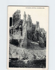 Postcard Cathedral Buttes Chadron Nebraska USA