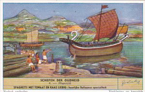 Liebig S1584 Ancient Ships No 4 Phoenicia